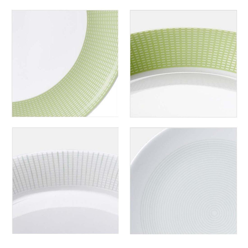 Lime 36-Piece Bone China Dinnerware Set for Six | Made in Korea — image 5