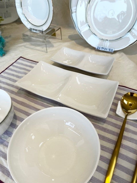 Korean 2-Divided Banchan Plate | Small or Large — image 4
