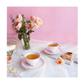Royal Pastel Pink cups and saucers in a tea table setting