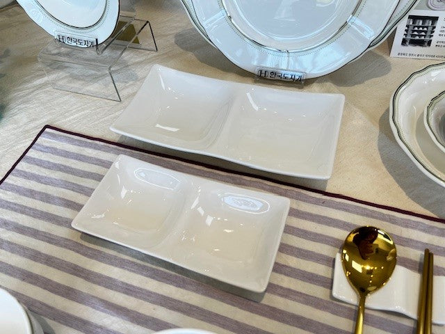 Korean 2-Divided Banchan Plate | Small or Large — image 12