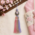 Pearlescent Bead Flower Norigae | Korean Traditional Tassel Ornament
