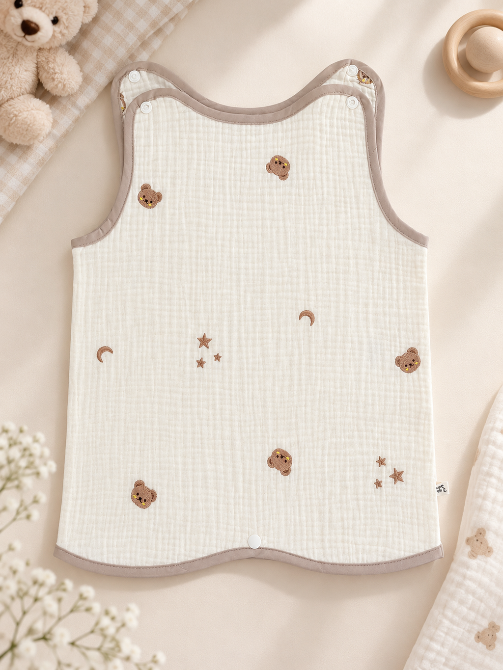 Cotton Toddler Sleep Vest | 2–3 Years
