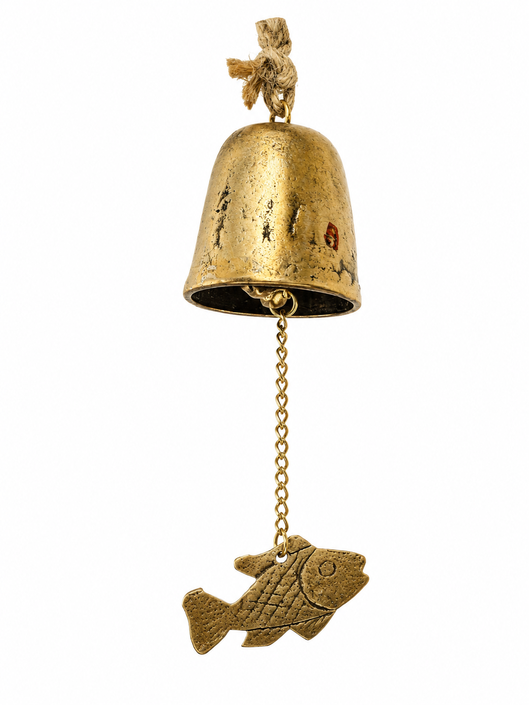 Four-Fish Wooden Myeongtae Hanging Ornament | Korean Good-Luck Door Decor