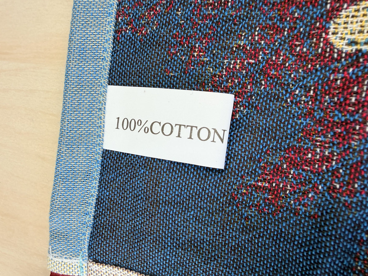 Forest Garden hand towel - 100% cotton label