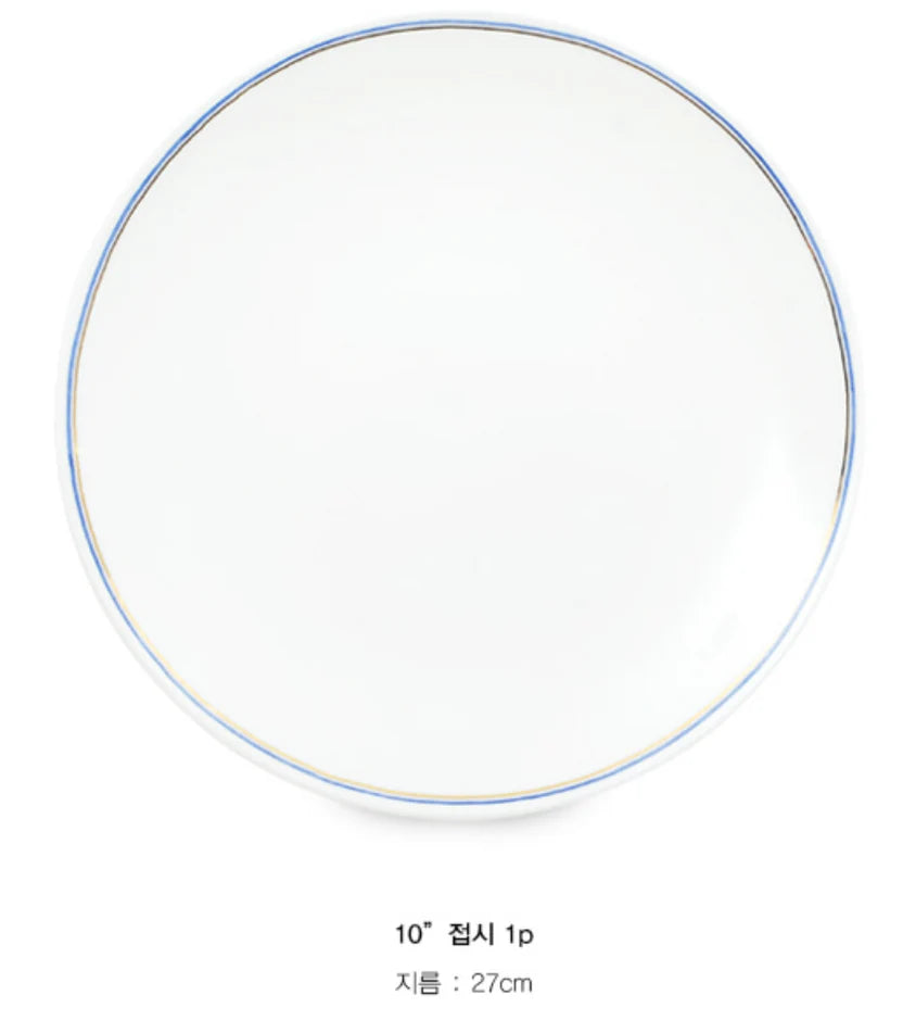 Moire 20-Piece Fine Bone China Dinnerware Set | Made in Korea