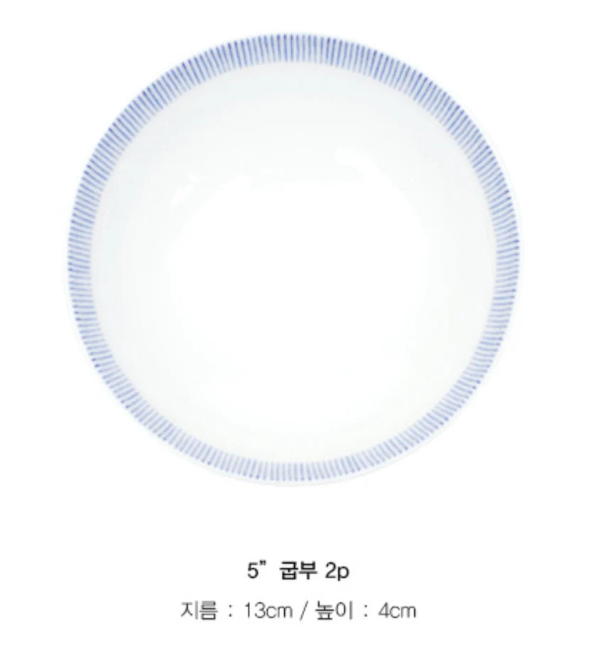 Moire 20-Piece Fine Bone China Dinnerware Set | Made in Korea
