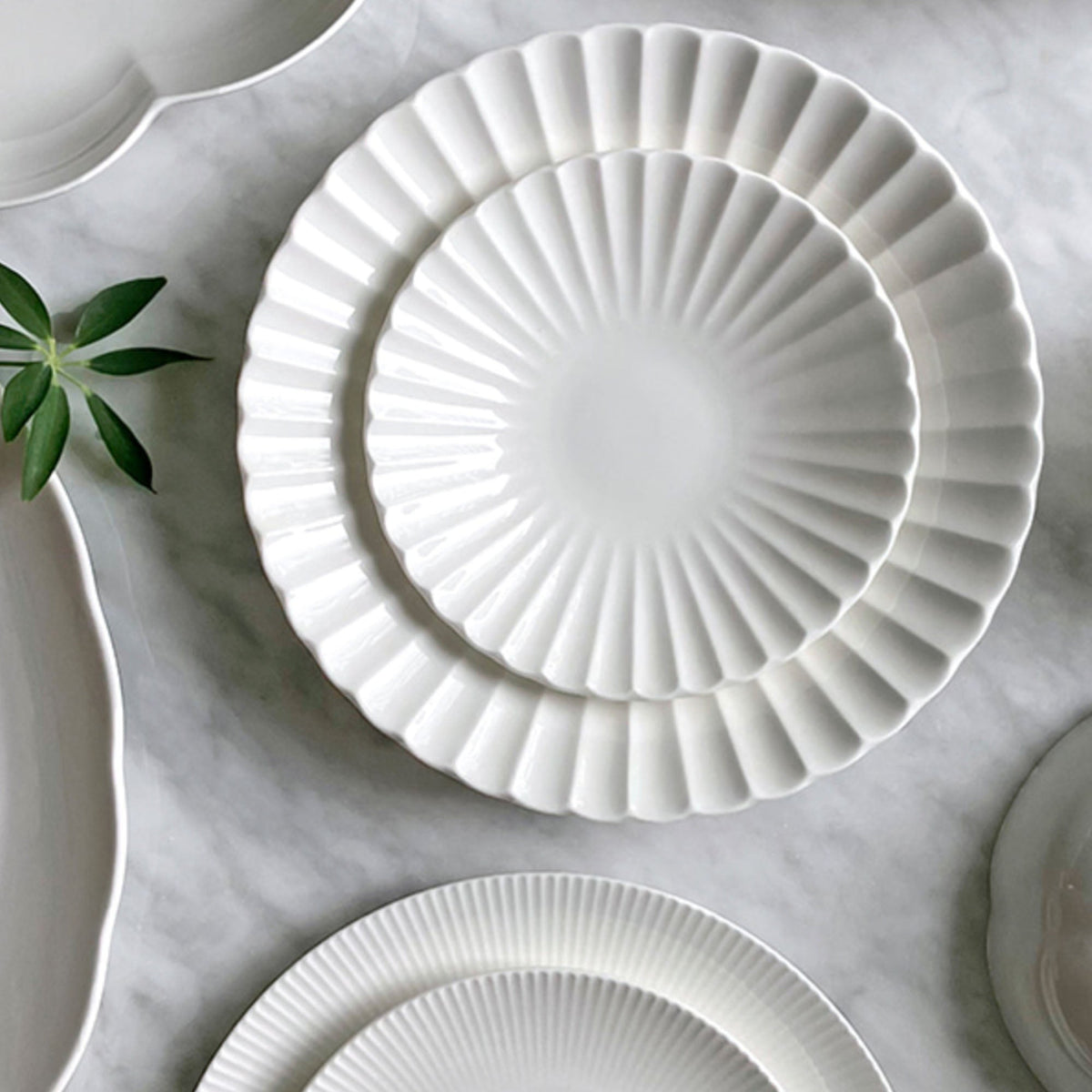 Edel 12-Piece Fine Bone China Dinnerware Set for Two | Made in Korea — image 5