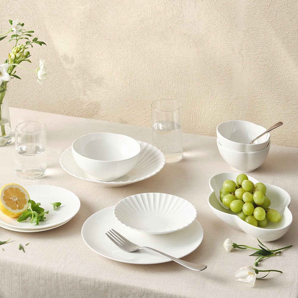 Edel 12-Piece Fine Bone China Dinnerware Set for Two | Made in Korea — image 2