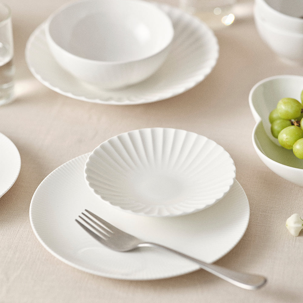 Edel 12-Piece Fine Bone China Dinnerware Set for Two | Made in Korea — image 3