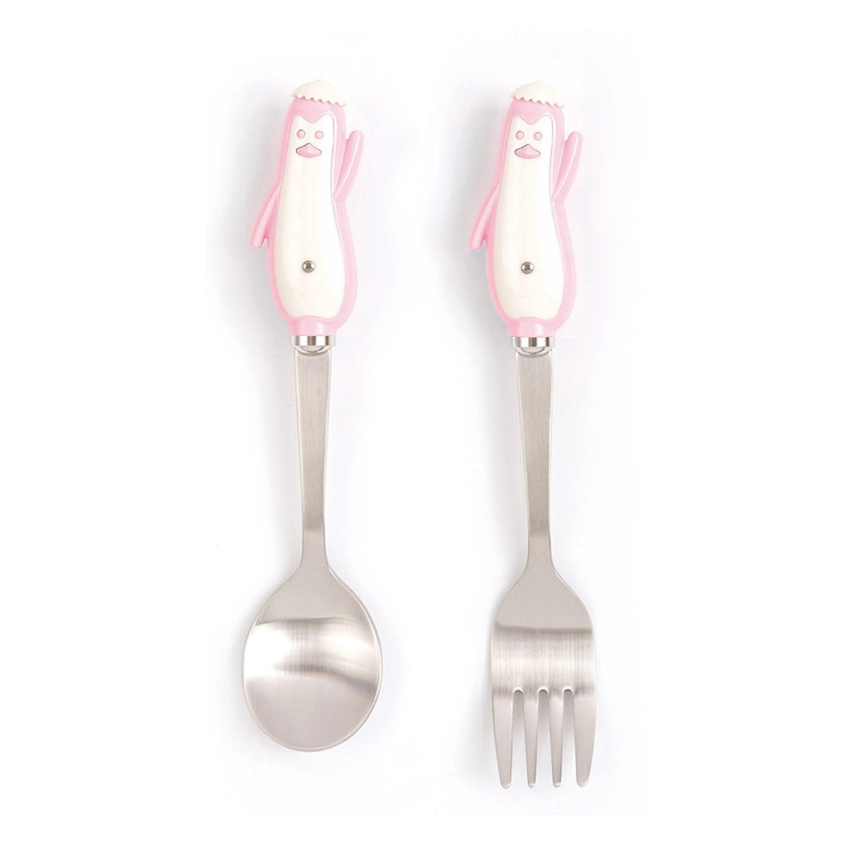 Bogen Penguin Satin Toddler Spoon and Fork Set | 2 Pieces — image 4