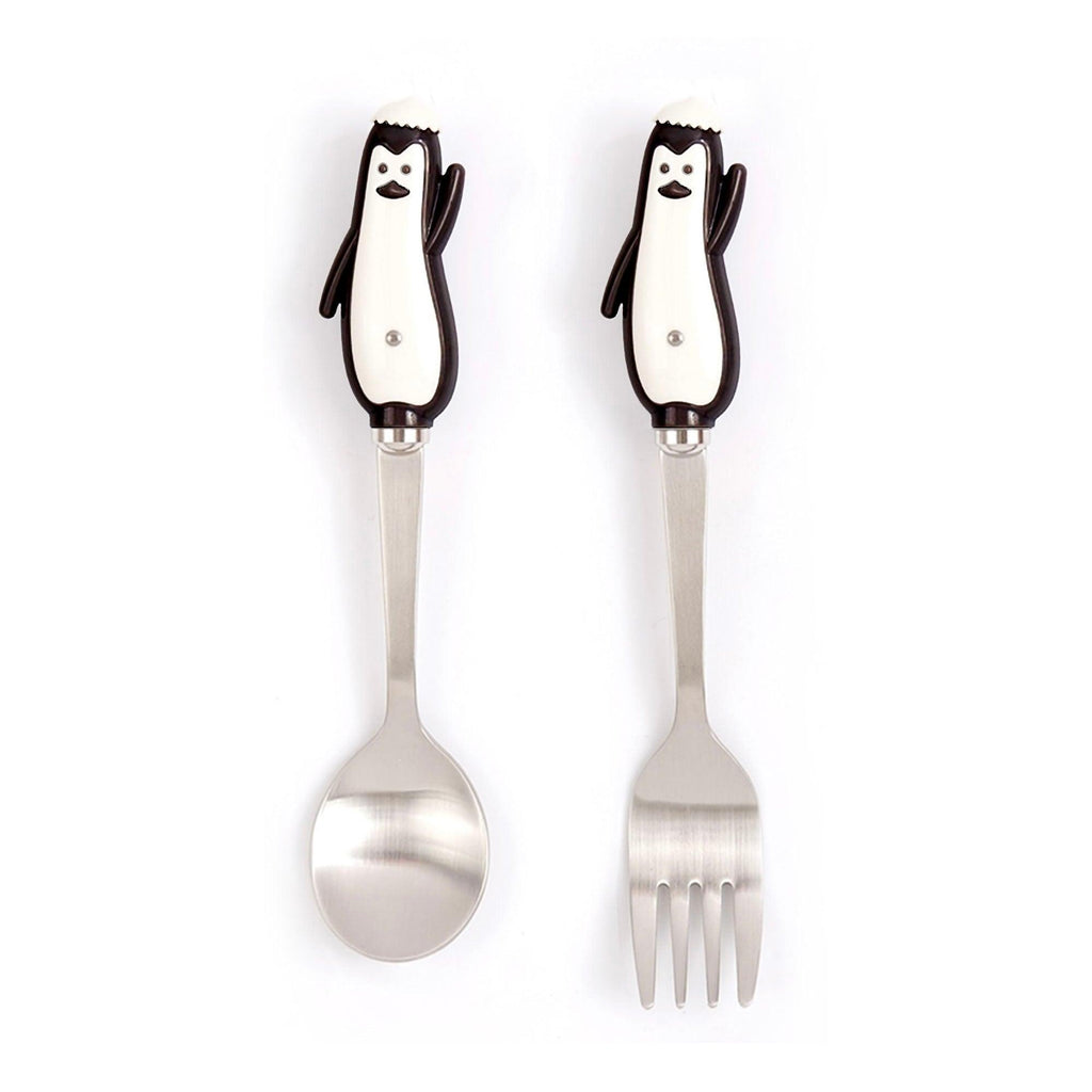 Bogen Penguin Satin Toddler Spoon and Fork Set | 2 Pieces — image 5