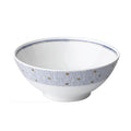 Moire Fine Bone China noodle bowl, front view