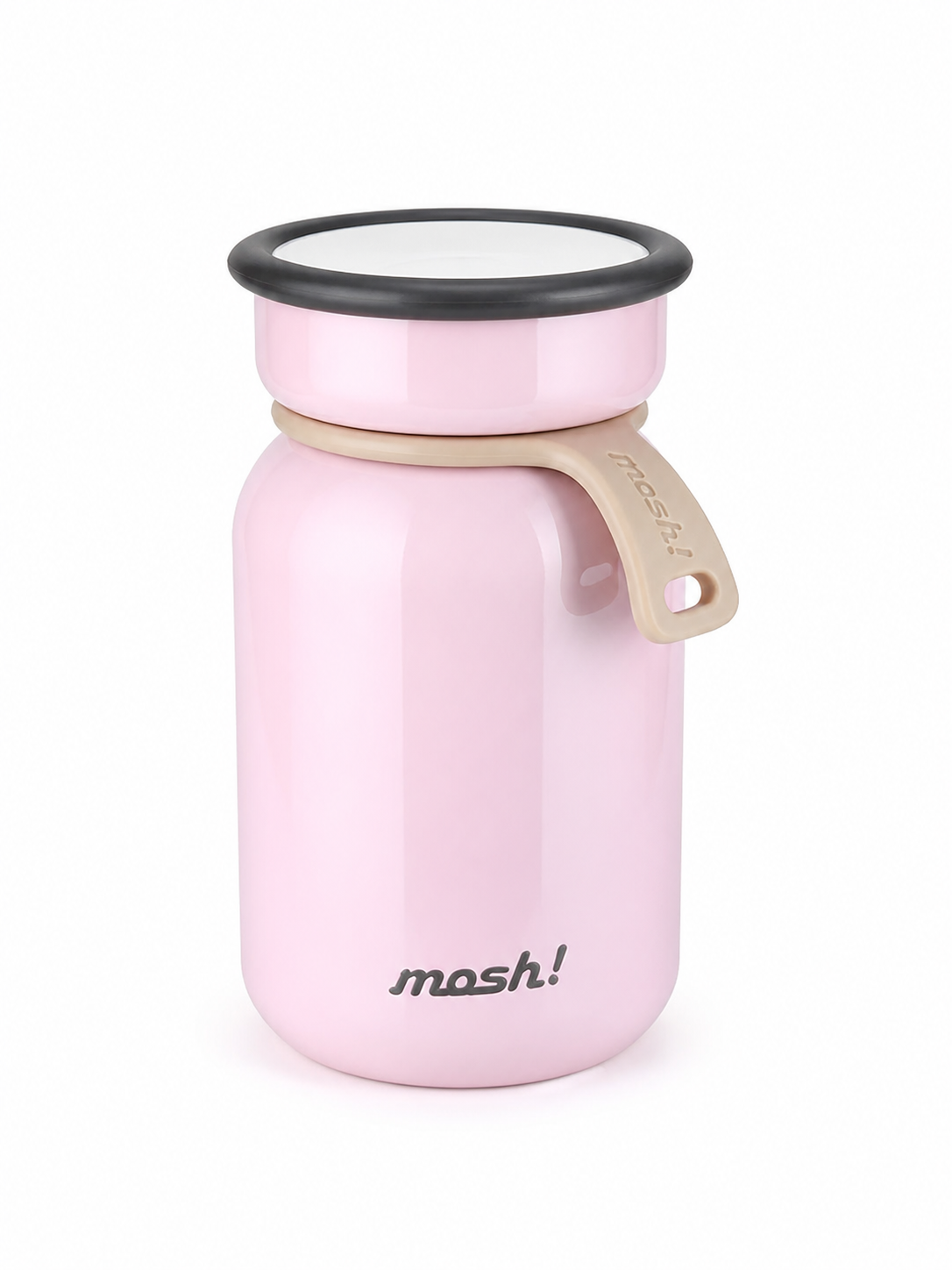 mosh! Insulated Travel Tumbler with Handle | 200ml Vacuum Stainless Steel Bottle