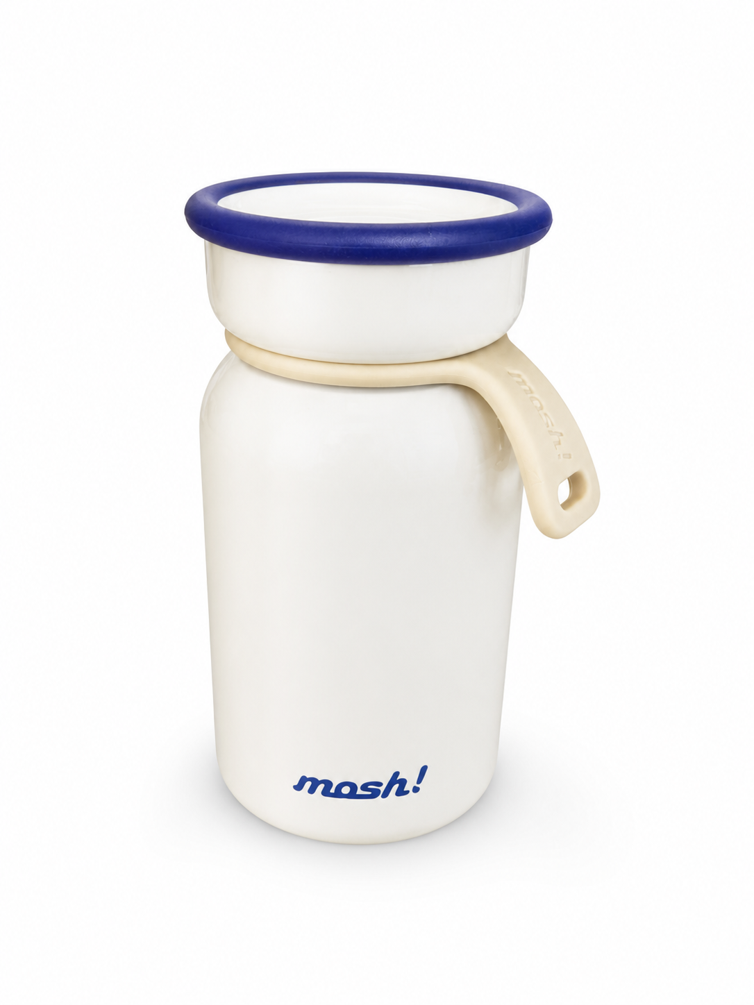 mosh! Insulated Travel Tumbler with Handle | 200ml Vacuum Stainless Steel Bottle